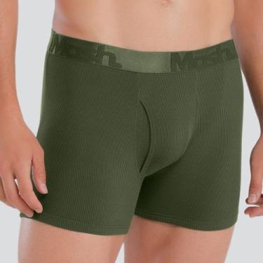 Imagem de Cueca boxer canelada com abertura frontal - MASH