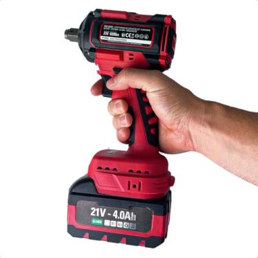 Imagem de Chave de Impacto 1/2” Mini a Bateria Brushless Feron Ferramentas – 21V / 4Ah Li-Ion – 550 Nm – Potência e Mobilidade