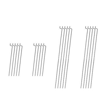 Imagem de Gracilaria 20PCS RC Airplane Z Type Pushrod Steel Wire Push Pull Rod Pushrod for RC Plane Helicopter Boat Ship DIY Model Aircraft Connecting Rod Parts (1.2x100mm/1.2x200mm)
