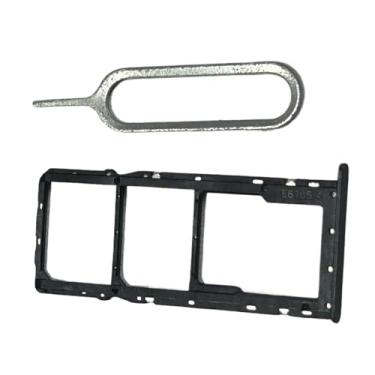 Imagem de zhxchzhi Bandeja de cartão SIM dupla OEM SD crad suporte solt suporte + pino compatível com ZTE Blade V60 5G peças pretas