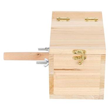 Imagem de Acouto Caixa de Criação de Pássaros de Madeira de Abeto, Incubadora Quente, Casa de Nidificação para Pássaros e Esquilos, Suprimentos para Uso Ao Ar Livre