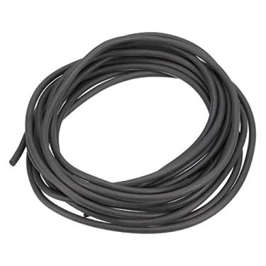 Imagem de Tira de vedação, fita de borracha de esponja redonda sólida 30 cm x 0,30 cm de largura para juntas de porta, reparo de móveis, projetos DIY