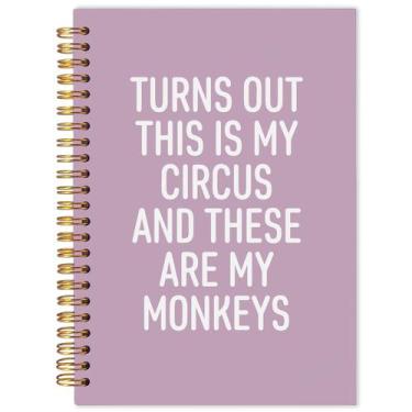 Imagem de Caderno BESERH Funny Campus for Work com 164 páginas - roxo