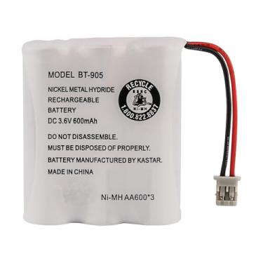 Imagem de Uniden BT-905 Bateria recarregável sem fio para telefone 3,6 V 600 mAh NiMH, 1-Pack