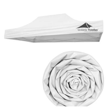 Imagem de Cobertura Tenda Sanfonada 6x3 Pvc Vinilica - Goiania Tendas, Branco