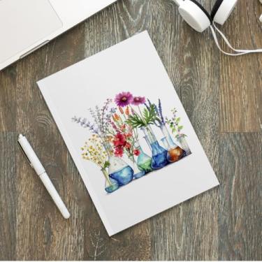 Imagem de Caderno de flores de capa macia, caderno para anotações, agenda, agenda, diário de viagem, presentes para amantes de flores