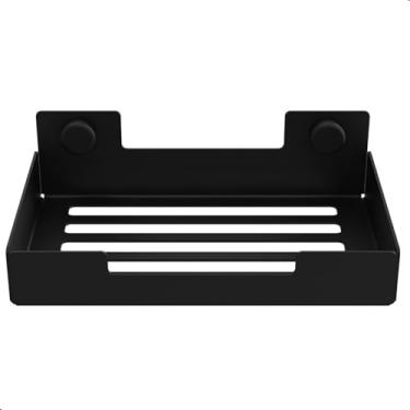 Imagem de Porta Sabonete Para Banheiro Saboneteira Parede Preto ELG