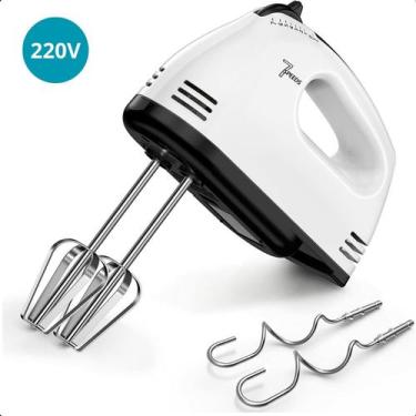 Imagem de Batedeira De Mão Compacta Ergonômica Branca 220V - ASAF