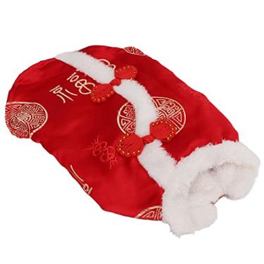 Imagem de Terno Pet Tume Confortável Quente Cão Atraente Cão Outono de Inverno Vestido Gato e Roupas Pequenas ou Médias de Cães de Petl Plieog (S)