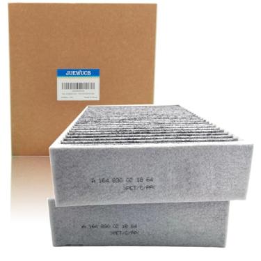 Imagem de Novo filtro de ar de cabine de 2 peças com carvão ativado, compatibilidade de filtragem tripla para Mercedes-Benz G550 GL320 GL350 GL450 GL550 ML320 ML350 ML450 ML500 ML550 ML63 AMG R320 R350 R500 R63