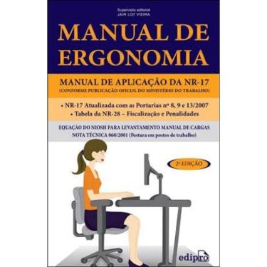 Imagem de Manual De Ergonomia: Manual De Aplicação Da Nr-17