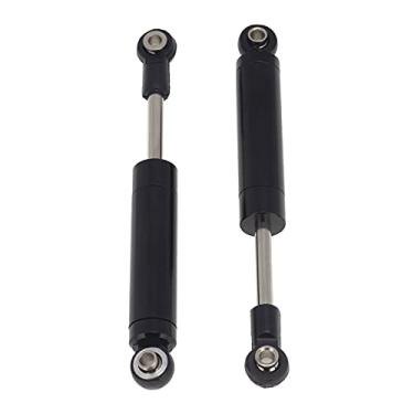 Imagem de LAFEINA Amortecedor embutido preto de mola para 1/10 RC Crawler SCX10 90046 TRX-4 D90 Redcat (2 peças, 80 mm)