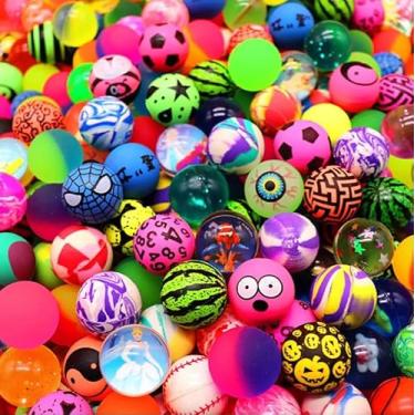 Imagem de Kit 50 Bolinhas 27mm Pula Pula Multicoloridas Festa Brinquedo Infantil