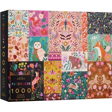 Imagem de Elena Essex Quebra-cabeça de 1000 peças para adultos - Patchwork/quebra-cabeças para adultos 1000 / Quebra-cabeças para adultos 1000 peças/quebra-cabeça animal pássaro flor/quebra-cabeças tamanho 70 x