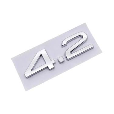 Imagem de Emblema Adesivo 3D ABS Para Porta-Malas De Carro Para Audi A3 A4 A5 A6