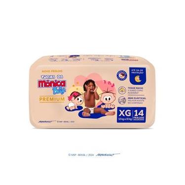 Imagem de Fralda Turma da Mônica Baby Premium Jumbo XG com 14un