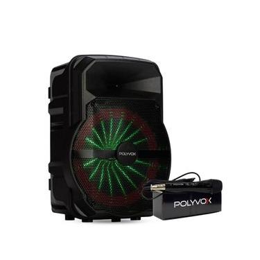 Imagem de Caixa Som Amplificada Bluetooth Polyvox Xc-710t 300w Con Microfone Fio