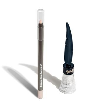 Imagem de Combo Delineador Líquido Branco Iluminado Harry Potter 7ml + Lápis Olhos Begete 1,2g