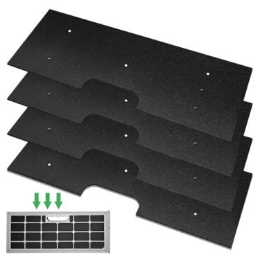 Imagem de Pacote com 4 filtros de fiapos Wh01x35719 para combo de lavadora e secadora, lavável à mão e reutilizável, modelos: Pfq97hspvds, filtro de máquina de lavar e secar roupa Ge, conjunto de filtro de