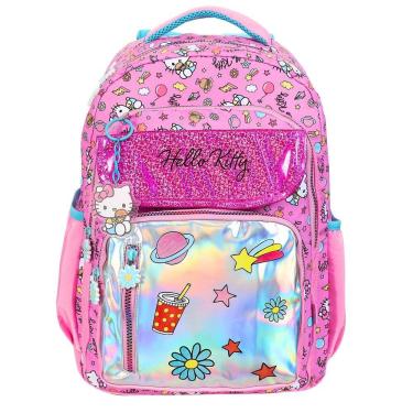 Imagem de Mochila Escolar Costas Hello Kitty Patches 15412