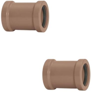 Imagem de Luva de Correr 40mm PVC Encanamento Conexão Kit 02 Un