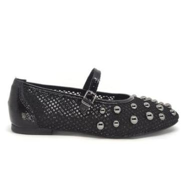 Imagem de Sapatilha Boneca Bottero de Tela Tendência Fashion Preta-Feminino