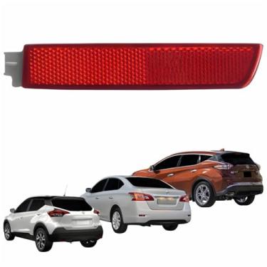 Imagem de Refletor Para-choque Traseiro Nissan Kicks e Sentra Lado Esquerdo - Dsc