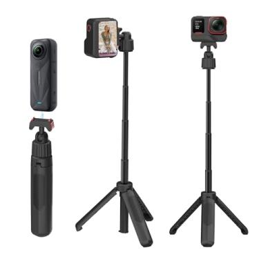 Imagem de NEOSOU Suporte de tripé magnético para Insta360 Ace Pro 2 (40 cm/15,75 polegadas), mini haste extensível de haste de selfie para acessórios Insta 360 Ace Pro e Ace Pro 2