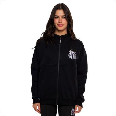 Imagem de Agasalho Moletom Canguru Feminino Com Zíper Santos-Feminino