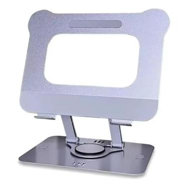 Imagem de Suporte Articulado Dobrável Ergonômico para Notebook e Tablet, Prata