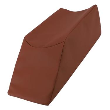 Imagem de Zhjvihx Travesseiros de Elevação das Pernas, Esponja de Travesseiro de Cunha de Elevação das Pernas e Capa Removível de Couro Confortável Macio para sofá (50 * 20 * 15cm)