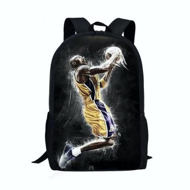 Imagem de Mochila escolar Kobes Bryantss 24 Anime para crianças