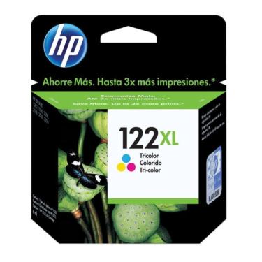 Imagem de Cartucho De Tinta Hp 122xl Ch564hb Colorido Deskjet 1000 J110a 2000 J210a 2050 J510a 3050 J610a