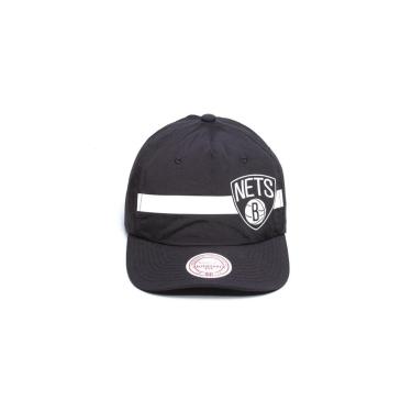 Imagem de Boné Mitchell & Ness NBA Aba Curva Snapback Brooklin Nets Masculino-Masculino
