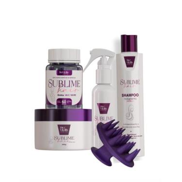 Imagem de Kit Completo Sublime Hair 1 Shampoo 1 Máscara 1 Tônico 1 Vitamina + 1 
