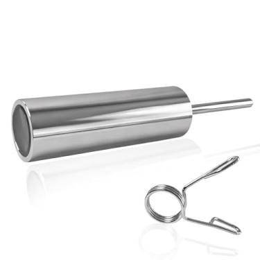 Imagem de Disjest Extensor de pino de pilha de peso para máquina de cabo de academia, pino de extensão de 10 mm, permite placas de peso olímpico adicionais, feito de aço durável, acessório de equipamento de