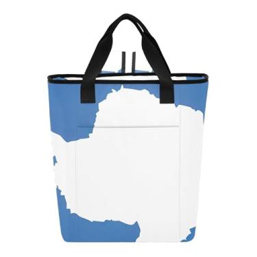 Imagem de Joitme Mochila térmica Cooler Bags com bandeira da Antártica com 36 latas