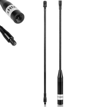 Imagem de Antena LoRa Meshtastic 915MHz 10dBi de alto ganho, 40 cm de longo alcance SMA macho Omni Whip para Hel tec V 3 ESP 32 - Durável e flexível (1 peça, preto)