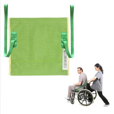 Imagem de EZSLINGGLIDE Almofada de assento de cadeira de rodas, almofada de assento de prevenção de queda para idosos em cadeira ou cadeira de rodas, almofadas antiderrapantes no assento de carro 43 x 43 cm