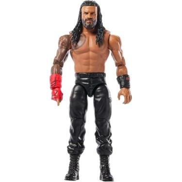 Imagem de Mattel WWE Figuras de ação colecionáveis de superestrelas de 15,24 cm com 14 pontos de articulação e aparência realista (os estilos podem variar), JGD40