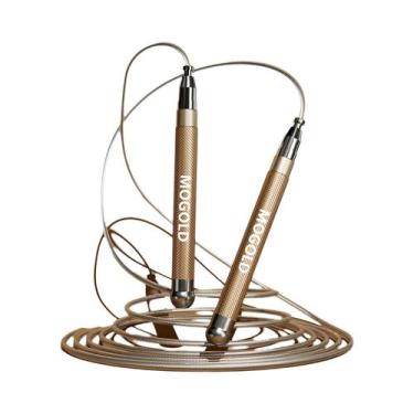 Imagem de Corda De Pular Ajustável Em Liga De Alumínio Com Rolamento Duplo Para 