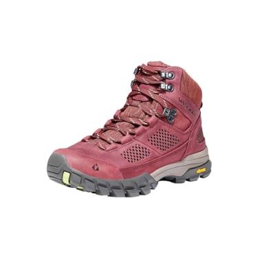 Imagem de Vasque Bota feminina Talus Mid impermeável para caminhada, Rum uva passa/brilho verde, 35