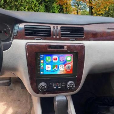 Imagem de Rádio estéreo Android 13 para Chevy Chevrolet Impala 2006-2013 Upgrade 17.8 cm IPS Touch Screen Head Unit com Wireless CarPlay Android Auto Mirror Link Bluetooth GPS Navi WiFi FM RDS SWC câmera