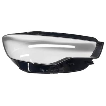 Imagem de Compatível com audi a6 c7 2011-2014 tampa da lente do farol dianteiro do carro escudo automático farol abajur de vidro lâmpada de cabeça luz(Right)