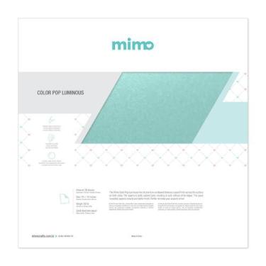 Imagem de Papel Color Pop Luminous Jade Mimo - 30,5 x 30,5 cm - 250 gr - 20 unds