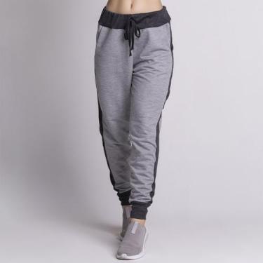 Imagem de Calça Casual Unissex Moletom Jogger Treino Fitness - Bella Fiore Modas