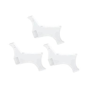 Imagem de Pente de estilo de barba, régua de barba, ferramenta de estilo de barb