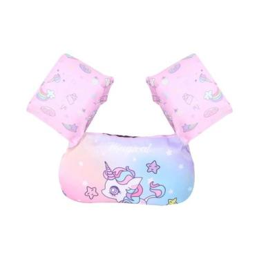 Imagem de Colete Salva-vidas Infantil com Desenhos Animados - Braçadeiras de Nat