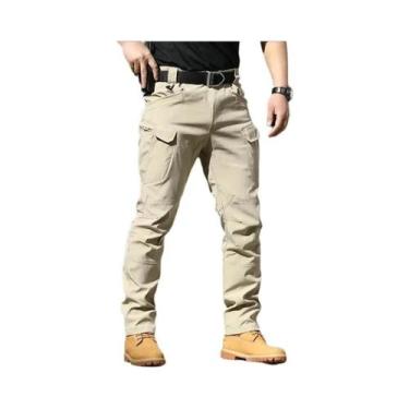 Imagem de Calças Cargo Impermeáveis Para Homens Em Tamanhos Grandes, Joggers Tát