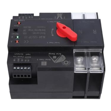 Imagem de Luocute Interruptor de Transferência Automática de Energia Dupla, 2P 100A AC 50 60Hz Interruptor de Transferência Manual Automático Com Proteção de Tensão para Gerador Doméstico Fonte